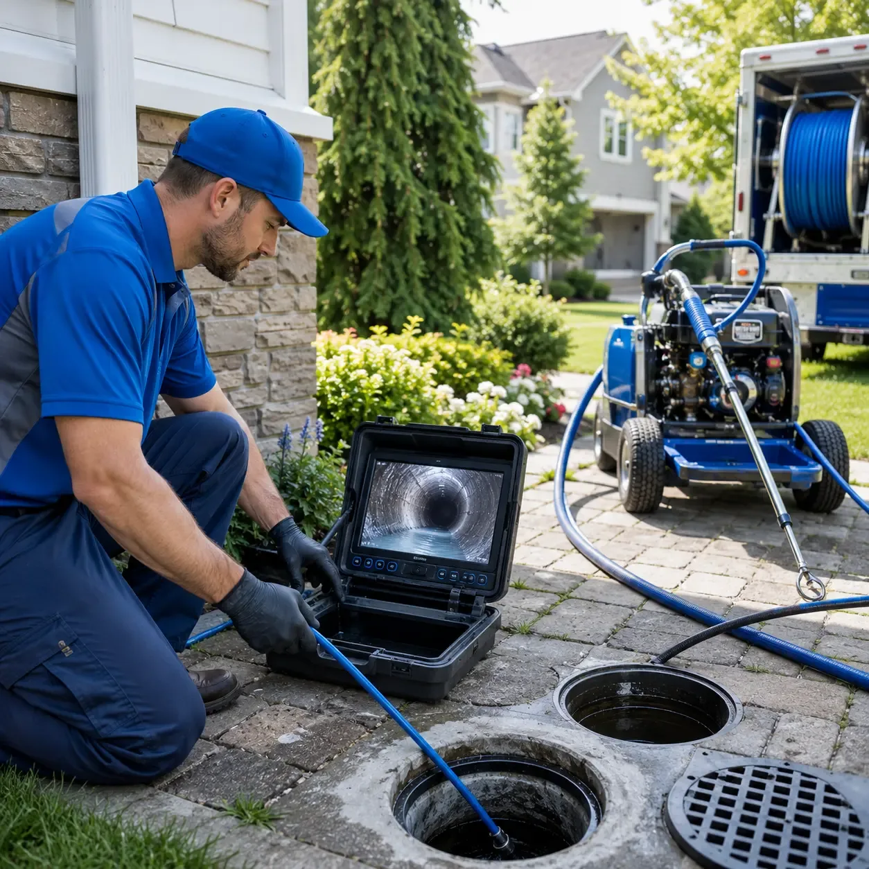 Outdoor drain cleaning professionals serving Panther Burn, MS